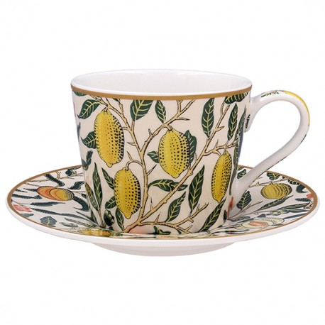 Cup and saucer - William Morris (Fruits)