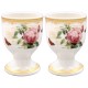 Egg cups - Redoute Rose