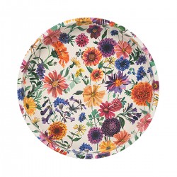 Plateau rond (dia 30cm) en métal - Emma Bridgewater (Garden Flowers)