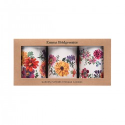 Set de 3 boîtes rondes hautes en métal - Emma Bridgewater (Garden Fl)