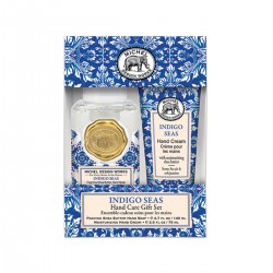 Set cadeau mini savon moussant et crème mains 75ml - Indigo Seas