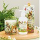 Candle jar & lid - Bunny Meadow