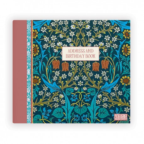 Address and birthday book - William Morris (Blackthorn)