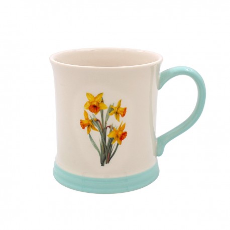 Mug embossé en porcelaine - Country life (Daffodil)