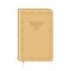 Carnet de notes couverture cuir vegan - Wildflower Meadow (bee)