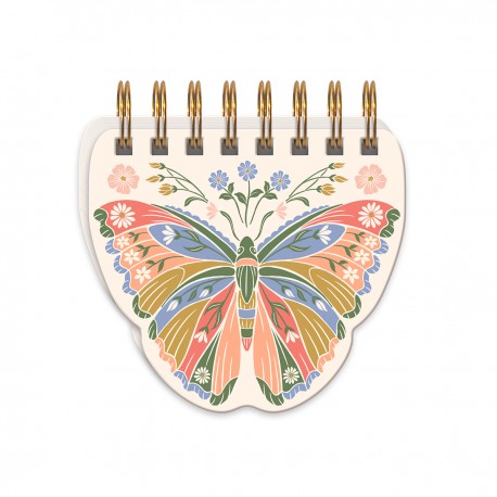 Bloc notes à spirales - Wildflower Meadow (butterfly)