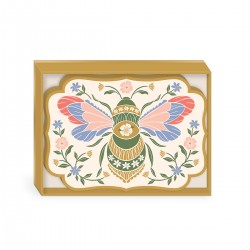 Boite 20 cartes & enveloppes - Wildflower Meadow (bee)