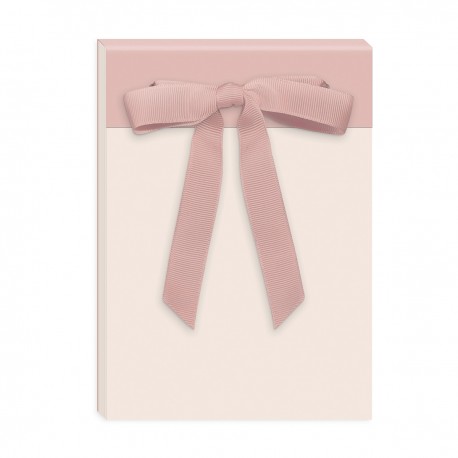 Flip-top notepad - Ribbon Tails blush