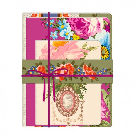 Notebooks set of 3 - Timeless Treasure (floral)