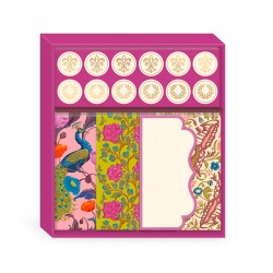 Coffret 12 cartes, enveloppes & stickers - Timeless Treasures