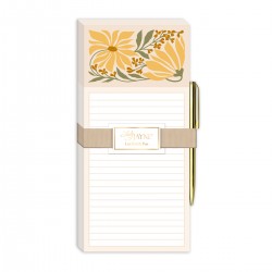 List pad with pen (Sunflower) - Flower Market