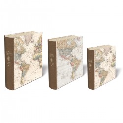 Set de 3 boîtes livres gigognes GM - Map Routes