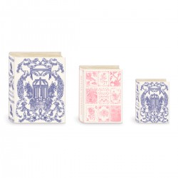 Set de 3 boîtes livres gigognes GM - Royal Toile