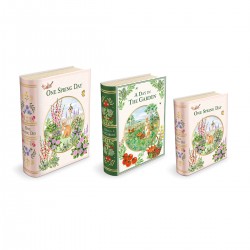 Set de 3 boîtes livres gigognes GM - Garden Rabbit Tales