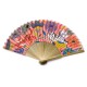 FAN (23cm / Polyster / Bamboo / Laser Logo) - Tigre