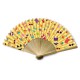 FAN (23cm / Polyster / Bamboo / Laser Logo) - Bikinis