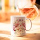 Mug ceramic 350ml - Floral folk (merci maîtresse)