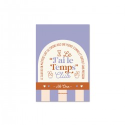 Soft cover journal A6 - Club N°One (J'ai le temps)