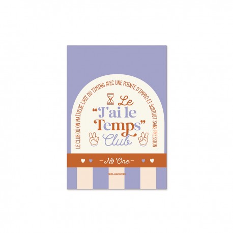 Soft cover journal A6 - Club N°One (J'ai le temps)