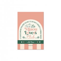 Soft cover journal A6 - Club N°One (Miaou Lovers)