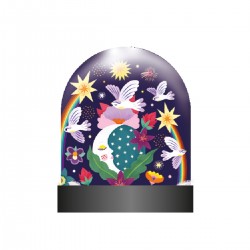 Snow globe - Cosmic (vise les étoiles)