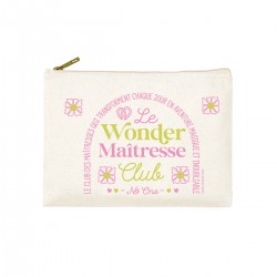 Trousse rectangulaire PM (20x13 cm) - Club N°One (wonder maîtresse)