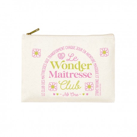 Trousse rectangulaire PM (20x13 cm) - Club N°One (wonder maîtresse)