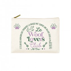 Trousse rectangulaire PM (20x13 cm) - Club N°One (woof lovers)