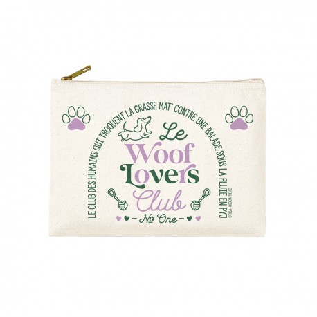 Trousse rectangulaire PM (20x13 cm) - Club N°One (woof lovers)