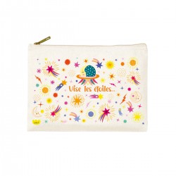 Trousse rectangulaire PM (20x13 cm) - Cosmic (vise les étoiles)