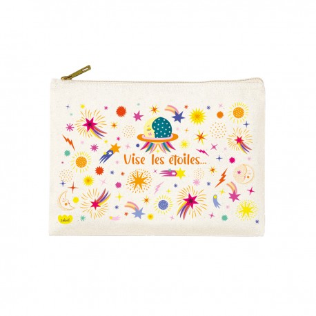 Trousse rectangulaire PM (20x13 cm) - Cosmic (vise les étoiles)