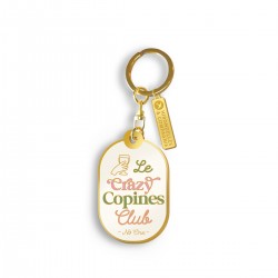 Porte-clés en métal - Club N°One (crazy copines)