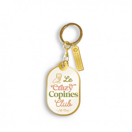 Porte-clés en métal - Club N°One (crazy copines)