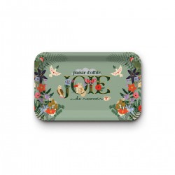 Tray recycled kraft (mat 28x18 cm) - Les arcanes du coeur