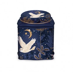 Wavy dom lid tea caddy - Sara Miller (Magical Nightfall)