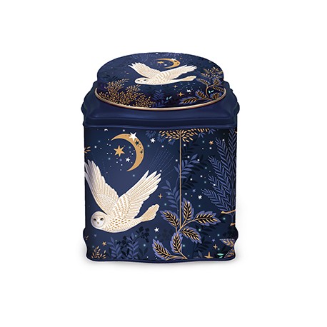 Wavy dom lid tea caddy - Sara Miller (Magical Nightfall)
