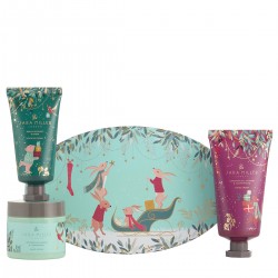 Hand care set in oval tin - Sara Miller Woodland Tales