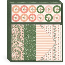 Coffret 12 cartes, enveloppes & stickers - Sweet boutique
