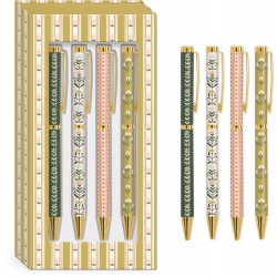 Coffret 4 stylos bille - Sweet boutique