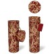 Wine tube - Burgundy Gold Scroll