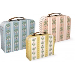 Suitcase box set 3 - Wallpaper Floral