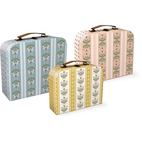 Suitcase box set 3 - Wallpaper Floral