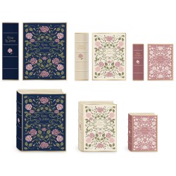 Large book box set 3 - Rose Nouveau Frame