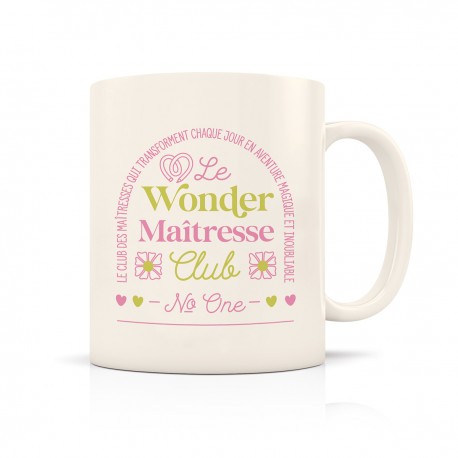 Mug ceramic 350ml - Club N°One (wonder maîtresse)