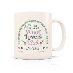 Mug ceramic 350ml - Club N°One (woof lovers)