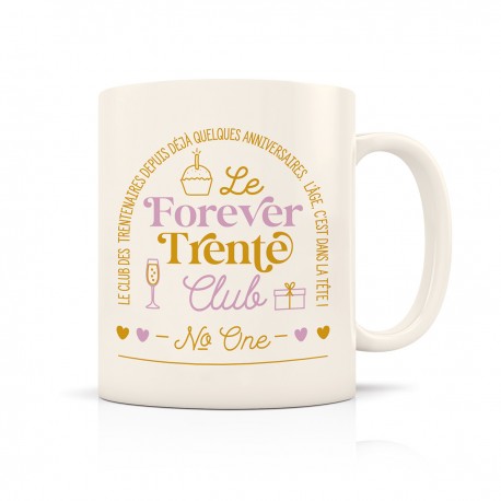 Mug ceramic 350ml - Club N°One (trente)