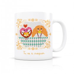 Mug ceramic 350ml - Bretzel&Cie (Tu es à croquer)