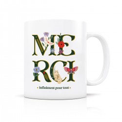 Mug céramique 350ml - Les arcanes du coeur (merci infiniment)