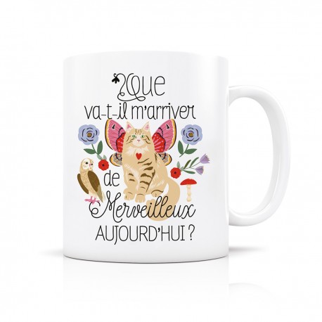 Mug ceramic 350ml - Les arcanes du coeur (merveilleux)