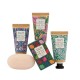 Pochette velours 3 crèmes mains & savon - W. Morris (Sunflower)